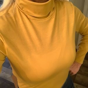 NEW PINK MELO GOLD TURTLENECK, L